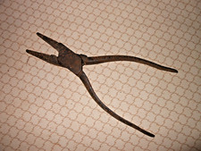 ALTE EISEN ZANGEN ZIMMERMANN - ANCIENT IRON PINCERS - ANTICHE PINZE TENAGLIE