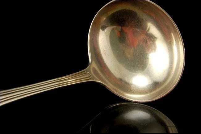 ANTQUE TIFFANY & Co BEEKMAN STERLING PAT. LADLE A72706 1869 Foto 4 de 4