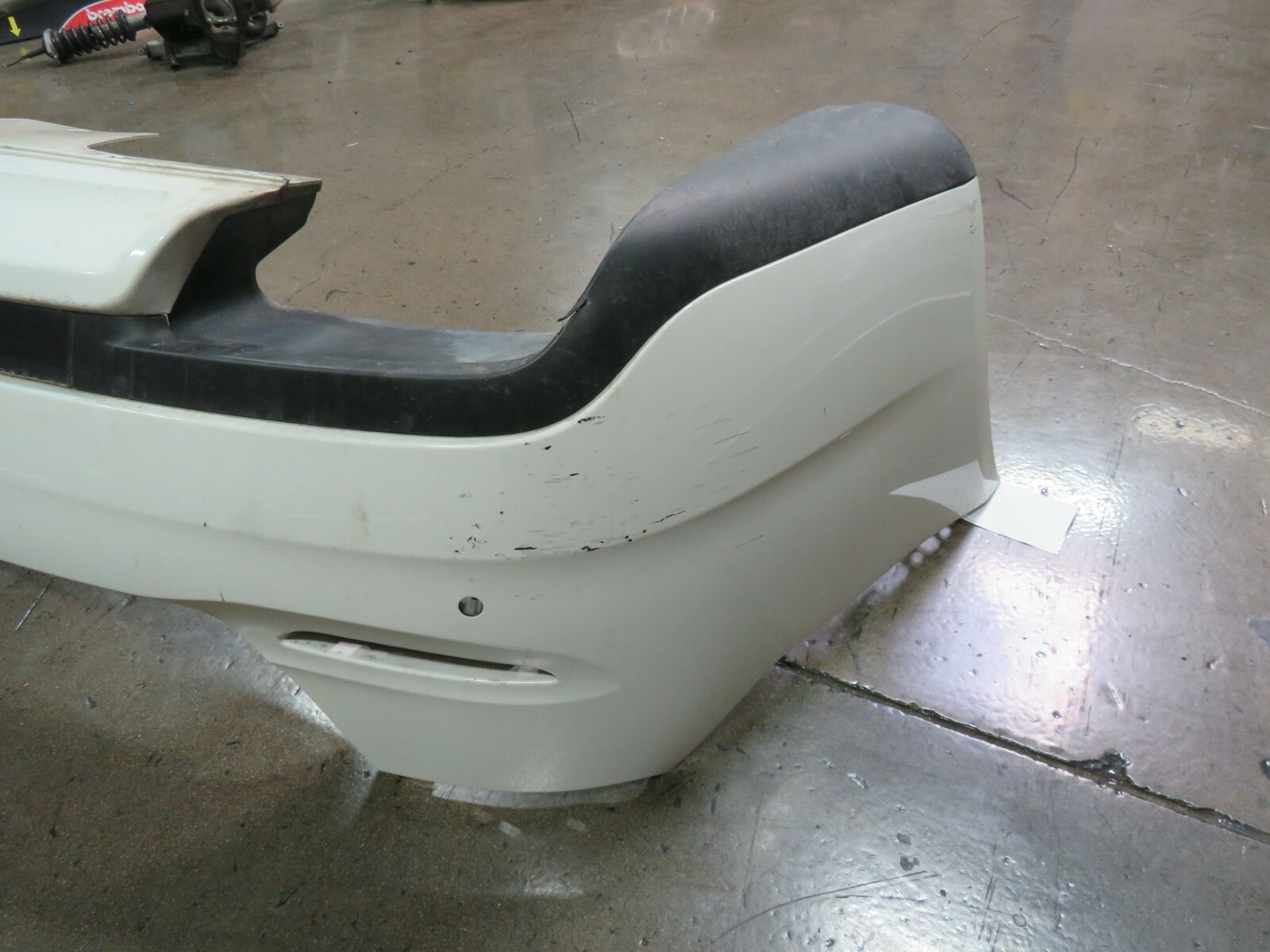 Maserati Quattroporte, Rear Bumper Assembly, w/Sensors, Used, P/N 673000021