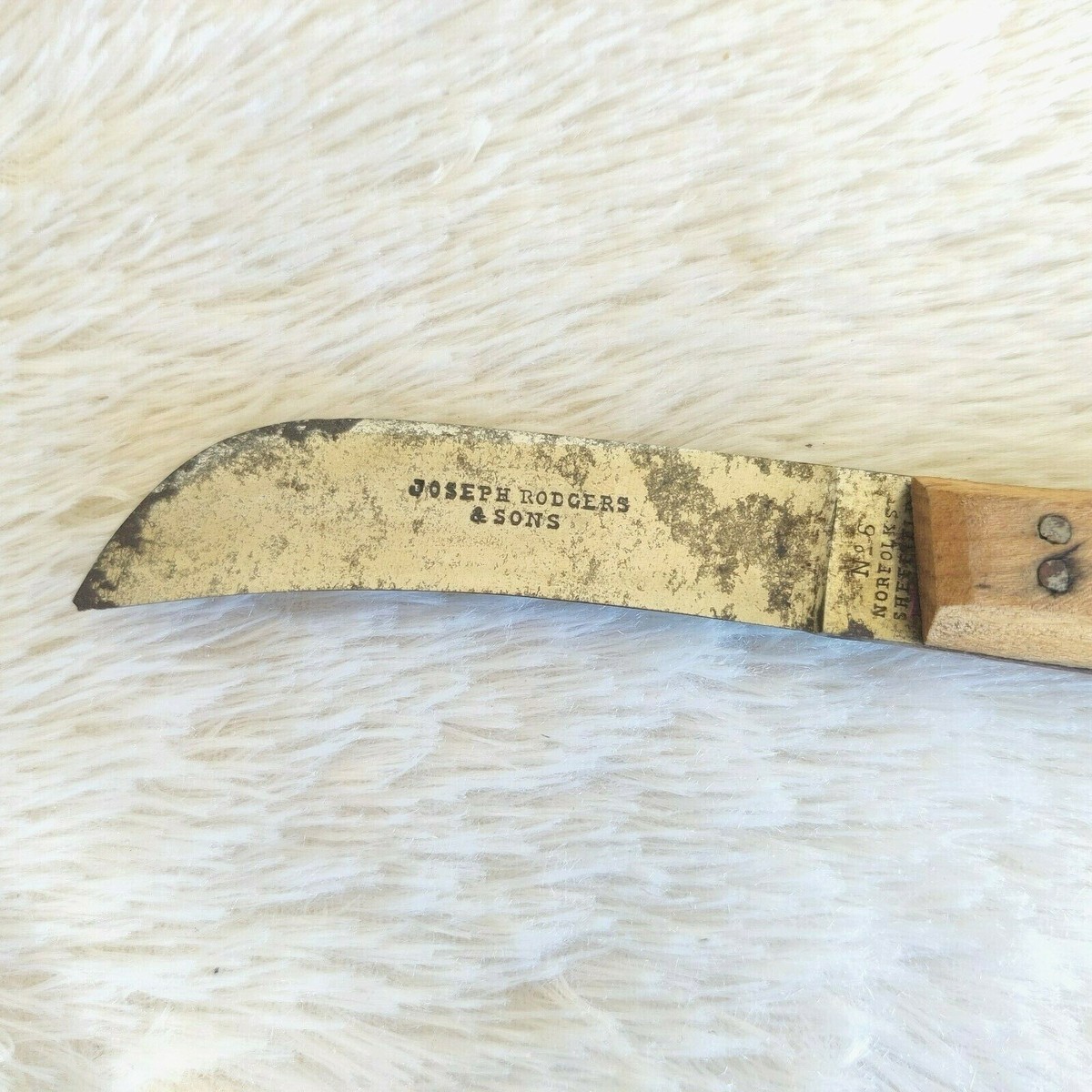 Antique Joseph Rodgers & Son Fix Blade Knife No.6 Norfolk