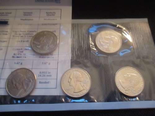 2001 Uncirculated P & D Coin Sets (Partial) Sets Missing the Sacagawea Dollars - Picture 6 of 13