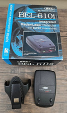 Bel Tronics 610i Radar/Laser Detector NO POWER ADAPTER, NO SUCTION MOUNT R2
