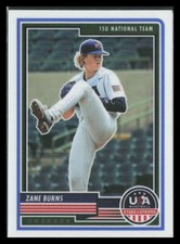 2023 Panini USA Baseball Stars & Stripes Zane Burns #23 Stars