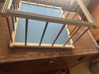 Vintage Wooden Doll Playpen With Roller Wheels 17 X 19.5 X 10.5 — photo 4