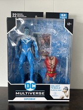 McFarlane DC Multiverse JLA - Blue Superman - action figure Plastic Man BAF RARE