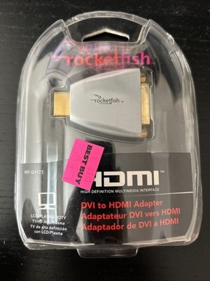 Rocketfish RF-G1173 1080p DVI To HDMI