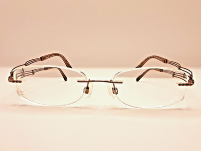 #ad CHARMANT XL2002 BR Titan parts Rimless Frame Only 50 17 135 10 F6 $35.59