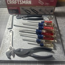 Craftsman Usa 12pc Tool Set Screwdrivers Pliers Adjustable Wrench Nos 9 41547 Craftsman Usa 12pc Tool Set Screwdrivers Pliers Adjustable Wrench Nos 9 41547