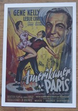 Filmplakatkarte  Ein Amerikaner in Paris  Gene Kelly, Leslie Caron