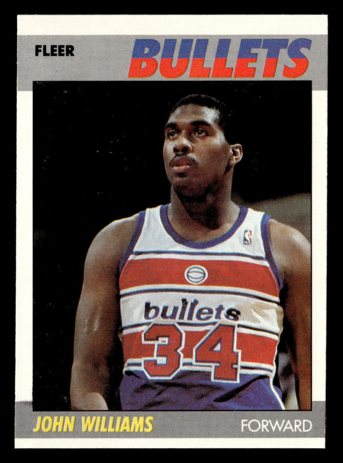 1987-88 FLEER #122 JOHN WILLIAMS RC NM