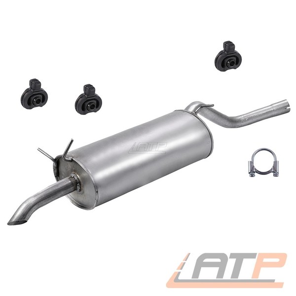EndschalldÄMpfer Auspuff SchalldÄMpfer FÜR Renault Scenic 1 1.6 1.8 BJ 99-03-image