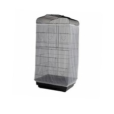 Adjustable Birdcage Seed Catcher Feather Catcher Bird Cage 118 x 32 Inch White