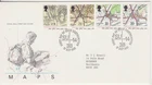 GB Stamps First Day Cover Bicentenary of Ordnance Survey Maps, hiker SHS 1991