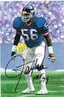 Goal Line Art Card signed by Lawrence  Taylor with HOF 99