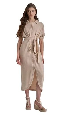 donna karan satin midi shirt dress donna karan satin midi shirt dress Satin Midi Shirt Dress