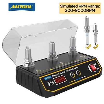 Spark Plug Tester Three Hole Diagnostic Tool 12V Gasoline Car Ignition Analyzer