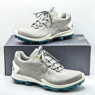 ECCO Golf BIOM Tour Men's WP Leather Spikes Golf Shoe - Wild Dove Size 8-8.5