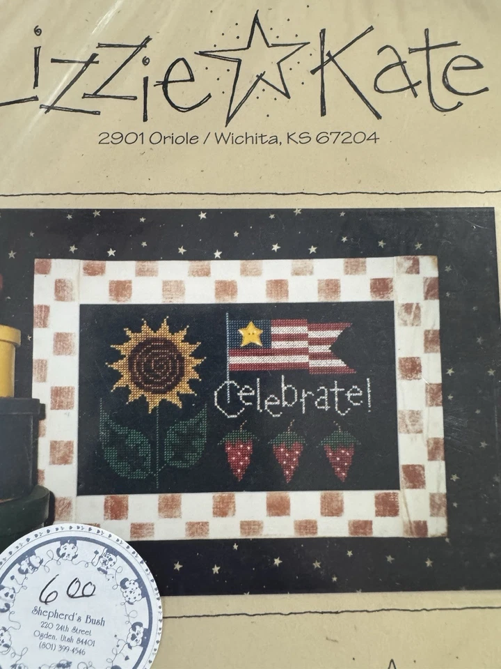 3 Lizzie Kate Patriotic Patterns Flags USA Sunflower Fireworks - Image 4 of 4