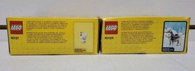 Lego Seasonal: Painting Easter Eggs #40121 & Winter Fun #40124 - New, Box Damage