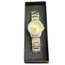 Forever, sparkling charm Silver Watch with Crystal Accents