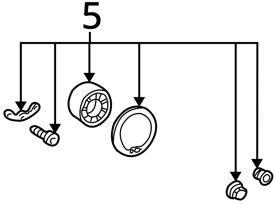 KIT COJINETE RUEDA TRASERA MERCEDES 2029800116 SLK30 E430 E320 C320 C280 Foto 4 de 4