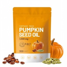 Pumpkin Seed Oil 1000mg Saw Palmetto 300 Soft...