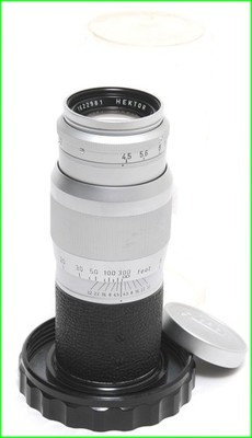 Leica Hektor 4,5/135mm lens chrome Screw Mount M39 in keeper