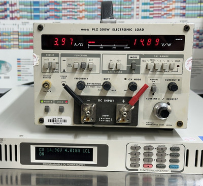KIKUSUI PLZ 300W ELECTRONIC LOAD 60V, 60A, 300W Power Supply -Calibrated-