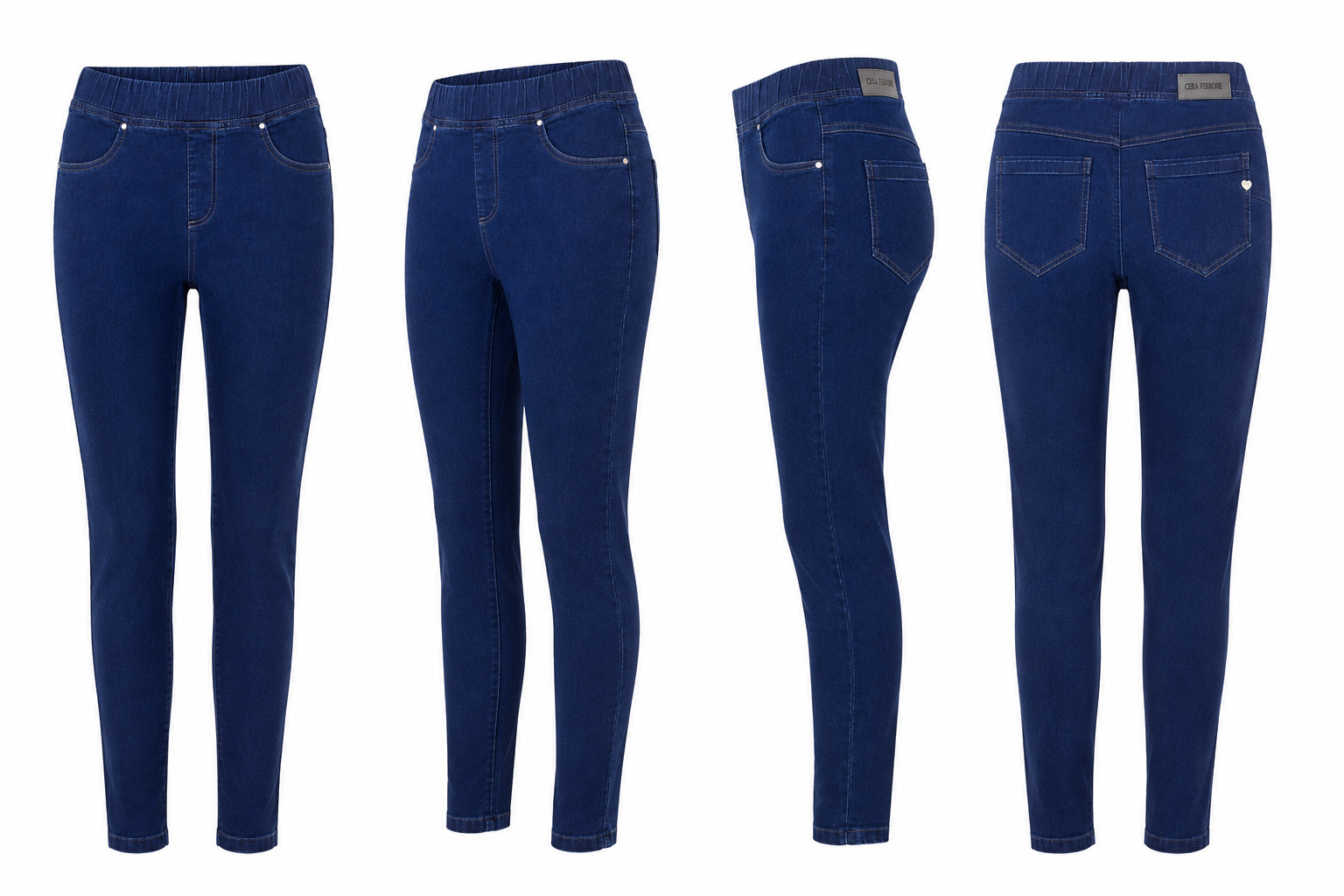 13806 CARLA FERRONI JEANS PANTS image 3