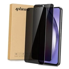 [2 Pack] for Samsung Galaxy 5G Privacy Screen Protector Tempered Glass, A54