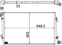 MotorkÜHler WasserkÜHler FÜR Audi A3 (8P1) - Mahle CR 1203 000S