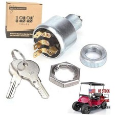 Uniquely Keyed Starter Ignition Switch for EZGO TXT, Medalist, Marathon,