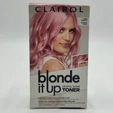 Clairol Blonde It Up Crystal Glow Toner Demi Permanent - Rose Quartz - Pink