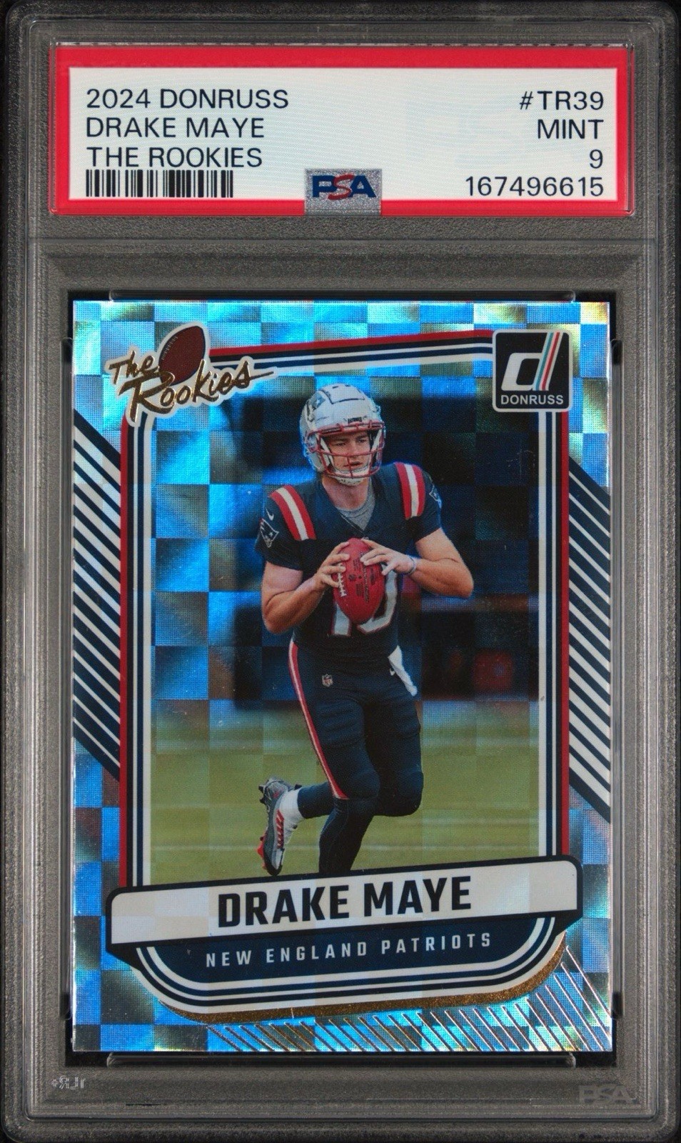 2024 DONRUSS DRAKE MAYE THE ROOKIES PSA 9