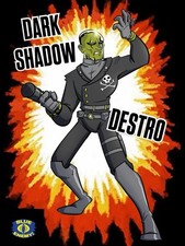 Gi Joe Black Major Custom Red Shadow Dark Shadow Destro Coco Cobra Commander