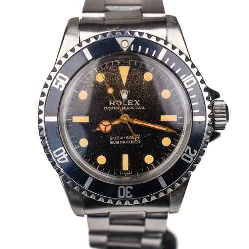 Rolex 1961 Submariner 5512 Glossy Galvanic Eagle Beak Cal 1530 Rare MK2 Long 5