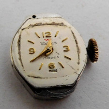 ST 21A MOVEMENT WALTHAM RUNNIG WITH DIAL & HANDS 21 JEWELS. USED