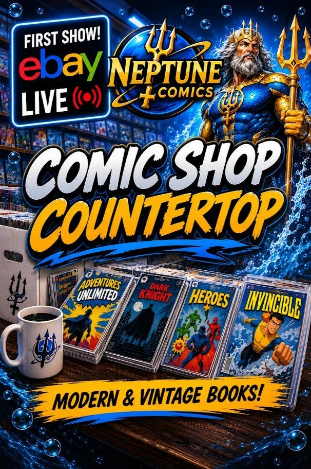 Neptune Comic shop counter top