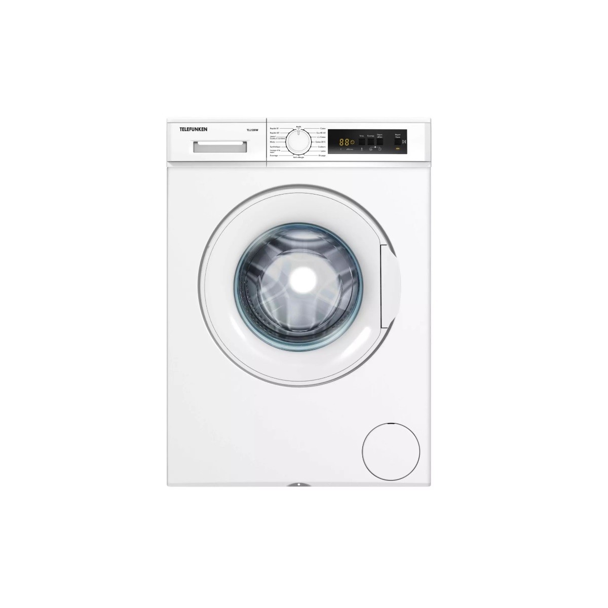 Lave-linge frontal Telefunken 51l idéal pour simplifier la routine des jeunes couples en ville
