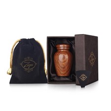 ZIYA Wooden Cremation Small Urns for Human Ashes Keepsake Adult Male Female -...