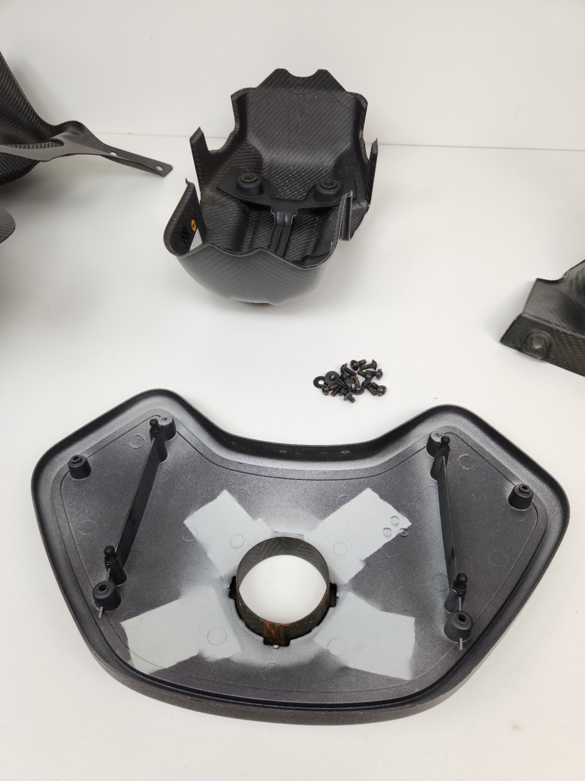 2015-2017 MCLAREN 675LT CARBON FIBER ENGINE BAY COVER SHIELD PANEL TRIM OEM