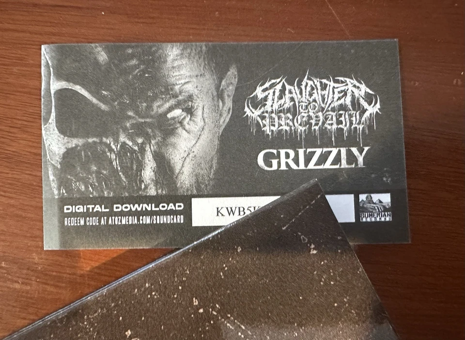 Slaughter To Prevail - Grizzly - Zoetrope Vinyl Record LP - /LTD to 1000 units! - Image 3 of 4