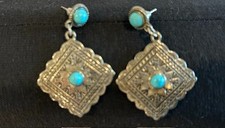 Southwestern/country style pierced earrings