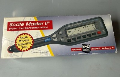 Scale Master II Digital Plan Measuring System Carrying Case Manual New