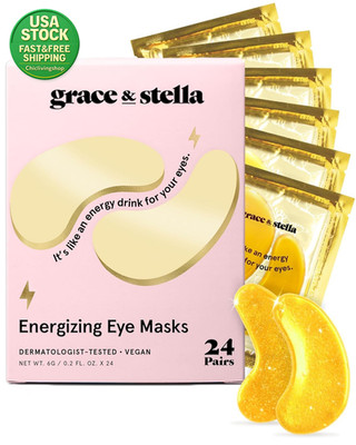 under Eye Masks 24 Pairs Gel Patches for Dark Circles Puffiness