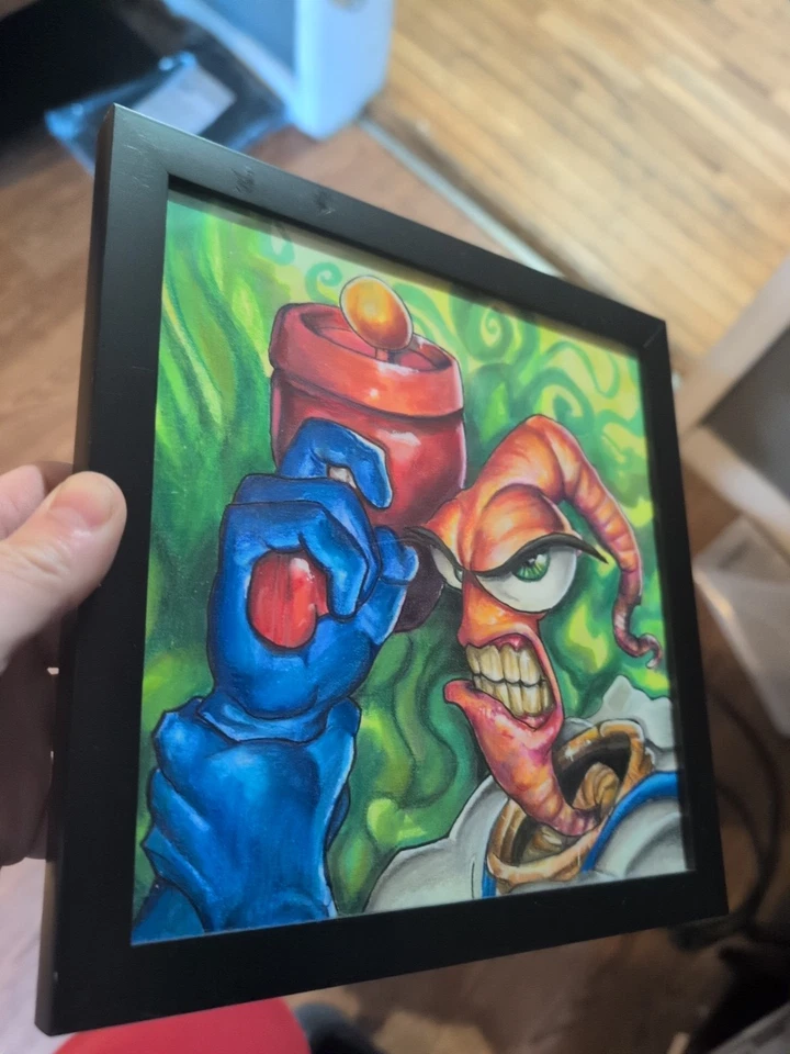 Desenho de Jim Earthworm muito detalhado - Imagem 2 de 3