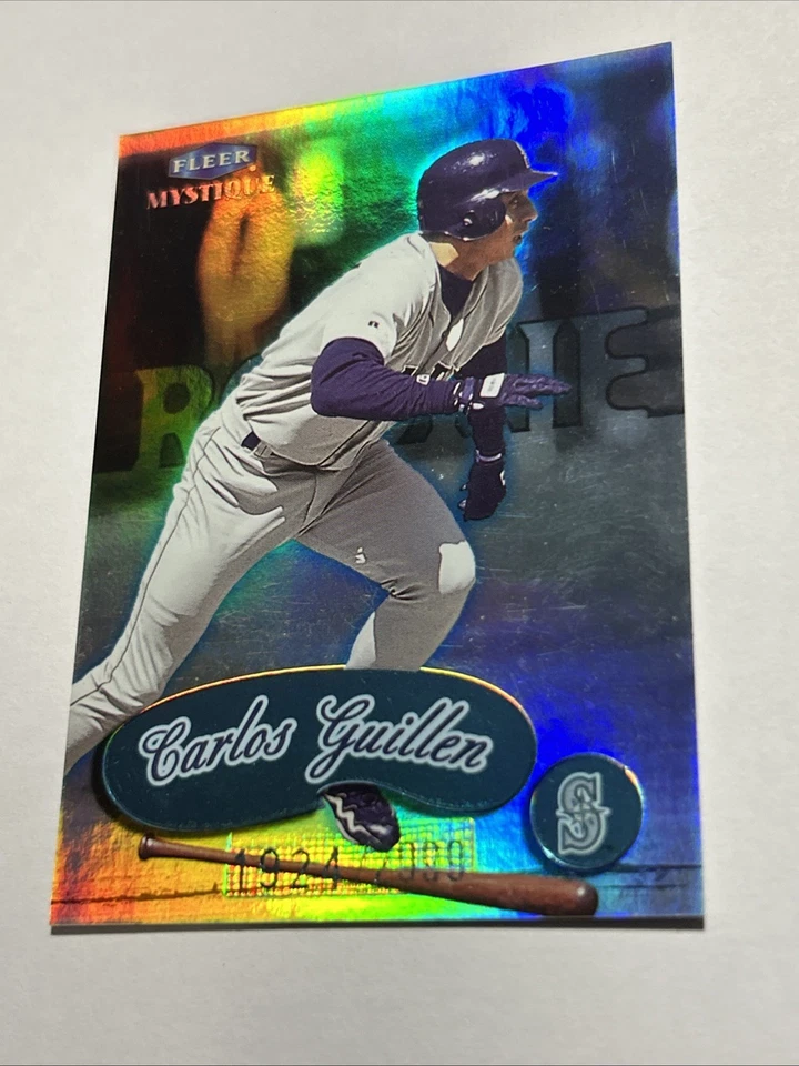 Carlos Guillen 1999 Fleer Mystique Rookie #105 /2999 Seattle Mariners Numbered - Image 2 of 3