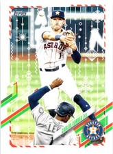 2021 Topps Holiday #HW8 Carlos Correa Metallic Holiday