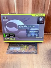 Lotto GPU e RAM vintage Sparkle GeForce 8400GS in scatola + Radeon 7000 + 512MB DDR