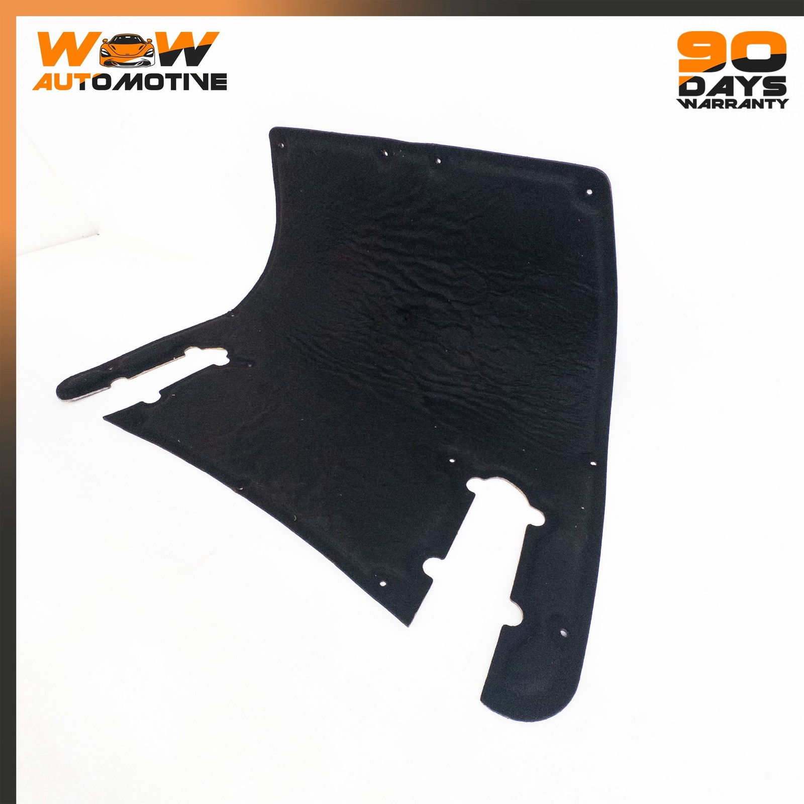 06-16 ASTON MARTIN V8 VANTAGE FRONT HOOD INSULATION PAD PANEL BLACK OEM
